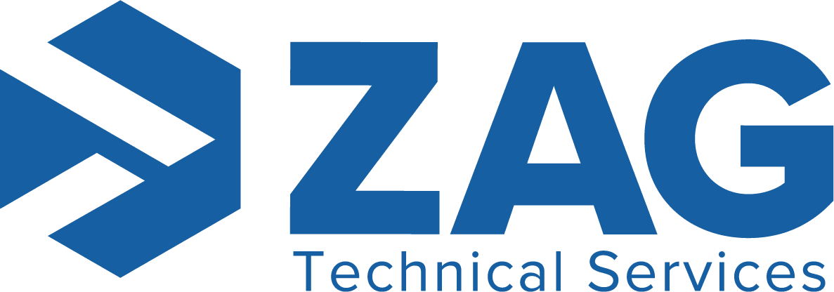 ZAG New Logo in cobalt blue